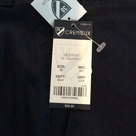 Men’s navy shorts 35 inch waist. New - Picture 7 of 7